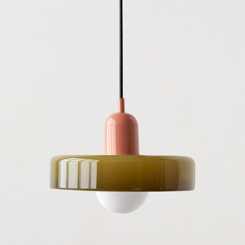 Bauhaus Colored Glass Pendant Lamp | Kitchen Pendant Lighting 17